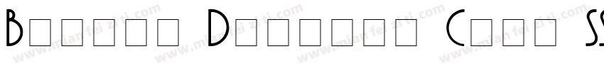 Baguet Display Caps SSi字体转换